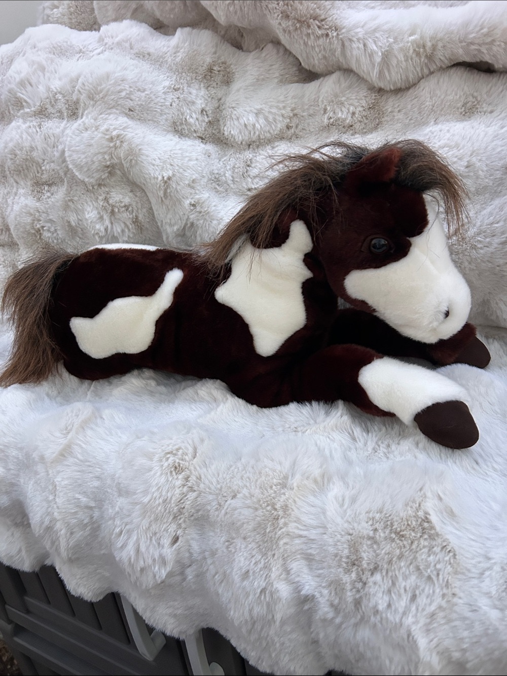 Breyer Plush Brown and White Horse Stuffed Animal - Kids Toy